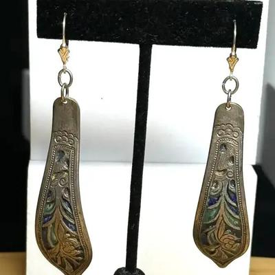 Chinese teardrop earrings