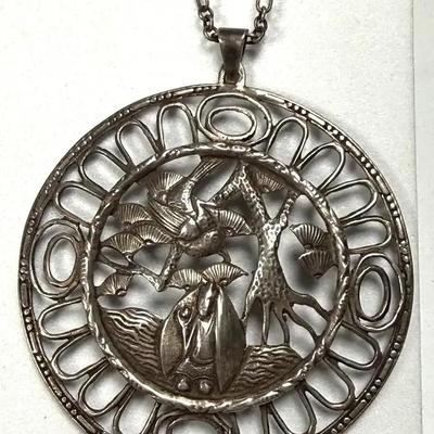 Hobe sterling pendant necklace