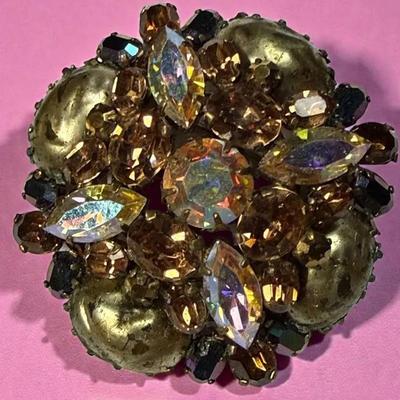 Austrian rhinestone brooch