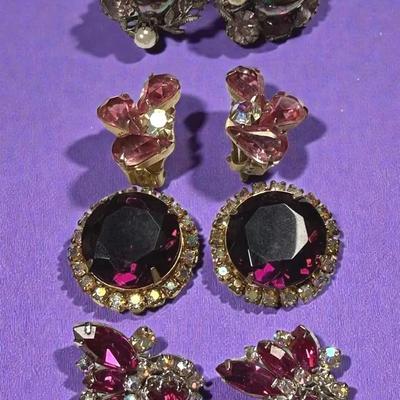 La roco vendome and other vintage earrings