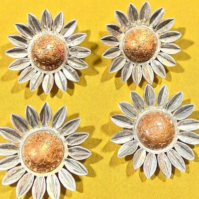 Victoria taxco sterling pins earrings