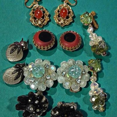Austria vendome and la roco vintage earrings