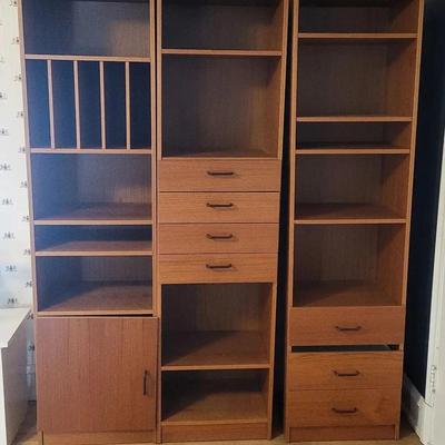 Office Furniture w/ Teak Veneer - Lot 2 (BR1)