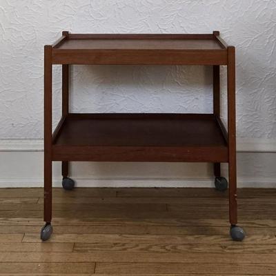 Teak Rolling Cart (DR)