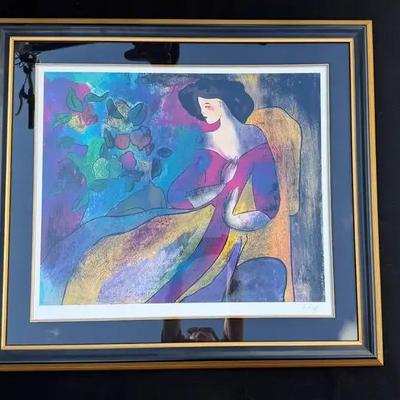 Annabelle by Linda Le Kiniff Serial Lithograph  Approx  38 x 32