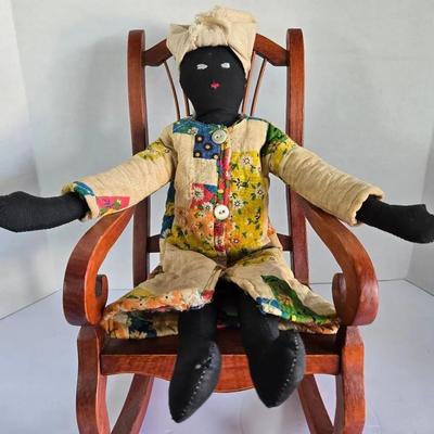 American Folk Art Rag Doll