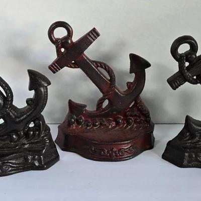 Cast Iron Anchor Door Stops