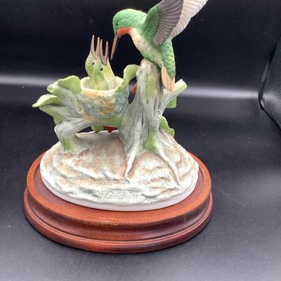 Ruby Throated Hummingbird By Andrea