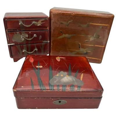 Vintage Asian Boxes