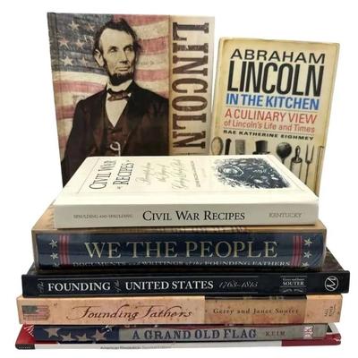 Historical Books And Lincoln Recipe Book