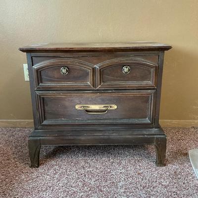 Mid Century Wood Side Table