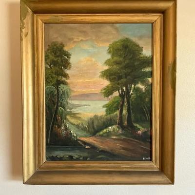 Vintage Oil Painting Signed Pyykko
