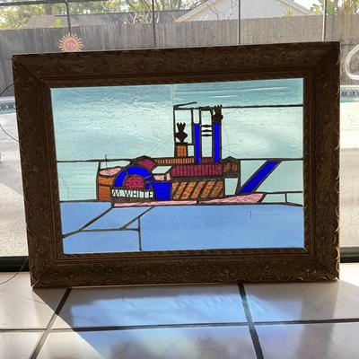 Boat Stained Glass