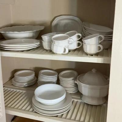 White Dishes