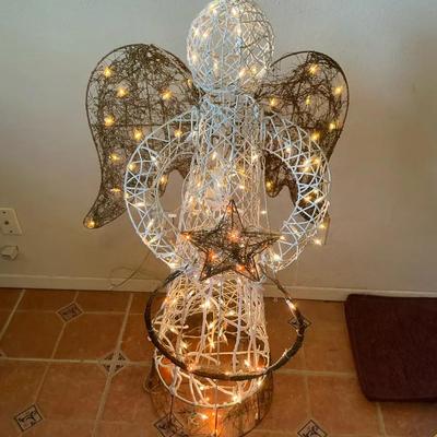 44” Lighted Outdoor Animated Display Angel