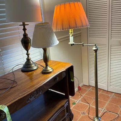  Brass Lamp Trio