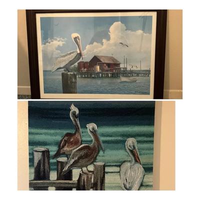 Pelican Tapestry & Wellington Ward ASMA Framed Print