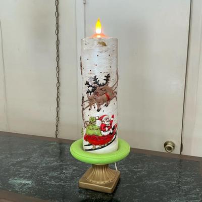 1975 Christmas Candle Lamp