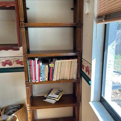 Open Shelf Bookcase Wood