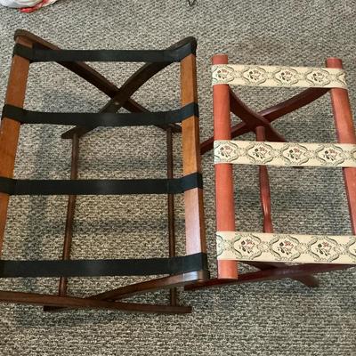2 Solid Wood Foldable Luggage Racks Scheibe Product