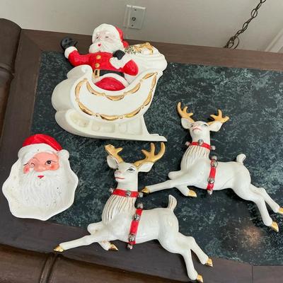 Vintage Christmas Ceramic 