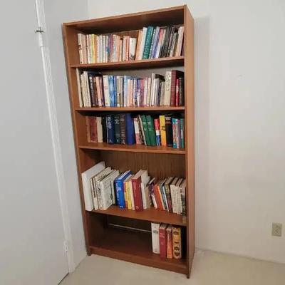 Tall Wooden Bookshelf | Open Shelving Bookcase for Home or Office
