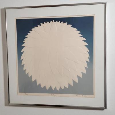 Reese Roberts Embossed Serigraph | Limited Edition 25/500 | Framed Abstract