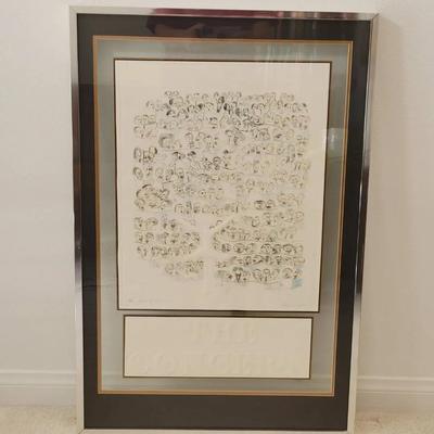 Signed Limited Edition Etching | “We Love Music” | 1/12 | Dated 1985