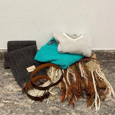 Hand Woven Mucros Irish Scarf Knit Sweaters St. Croix Polo Ralph Lauren 