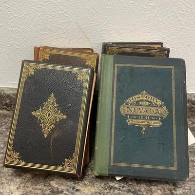 Hardback Large Heavy Vintage State History Books History of Utah Illustrated History of Nevada 