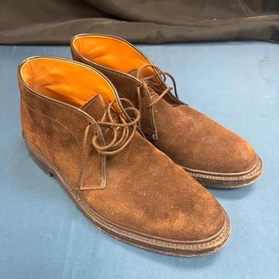 Allen Edmonds Dundee Chukka Boots In Brown Suede Size 10