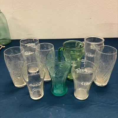 Vintage Coca-Cola & Pepsi Glasses