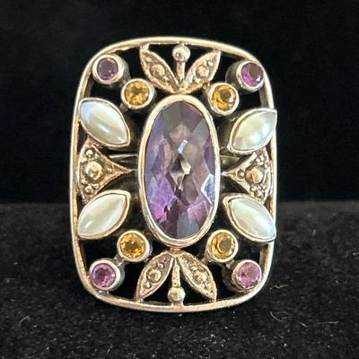 NB Multi Stone Ring