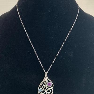 Pearl, Amethyst And Topaz Beauties