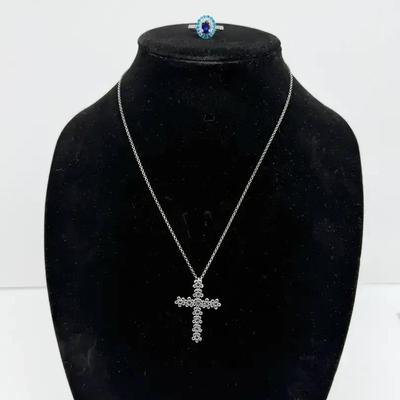 Cross Necklace And Ring