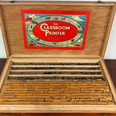 Vintage Classroom Printer Kit