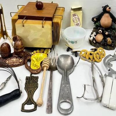 Curated Collection of Vintage Curiosities and Kitchenware