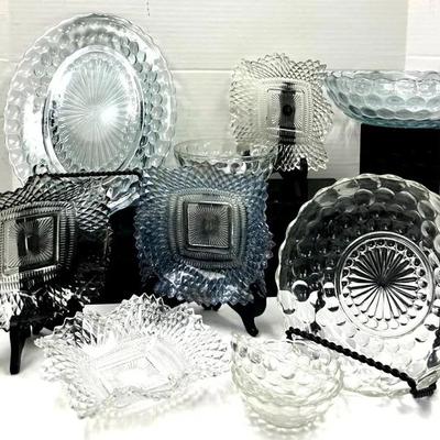 Vintage Pressed Glass Collection