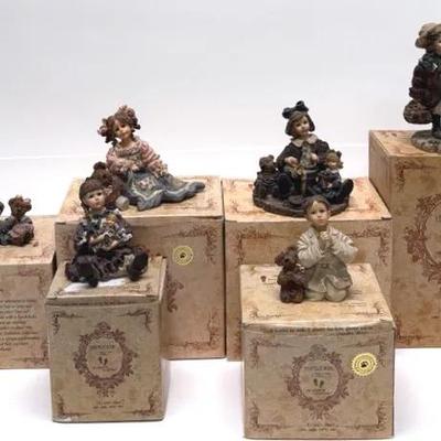 Boyds Bears and Friends "Yesterday's Child" Dollstone Collection Figurines
