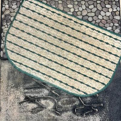 3-Piece Decorative Floor Mat Set - Natural and Textured Styles