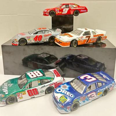 Five NASCAR Die-Cast - Dale Jr, Kasey Kahne, Sterling Marlin, Alan Kulwicki and More!