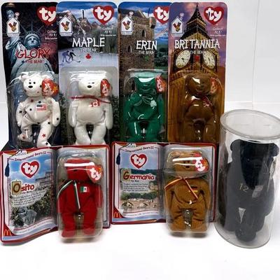 International Beanie Baby Duo: Osito & Germania & More 