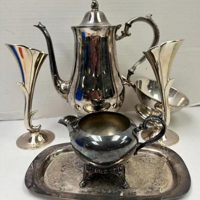 Vintage Silverplate Coffee/Tea Service Set 