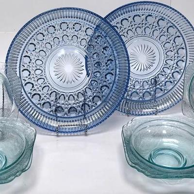 "Indiana" & "Federal" Vintage Glassware Set