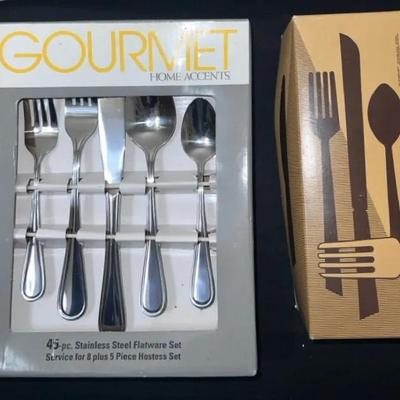 Stainless Steel Flatware - 2 Sets