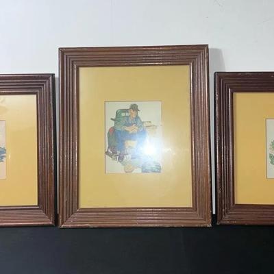 Framed Farm Scenes (3)