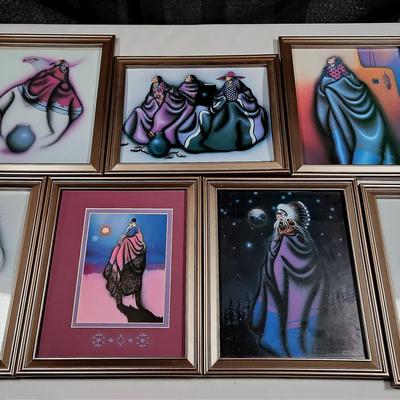Framed Prints by Robert Redbird Sr. (1939-2016)