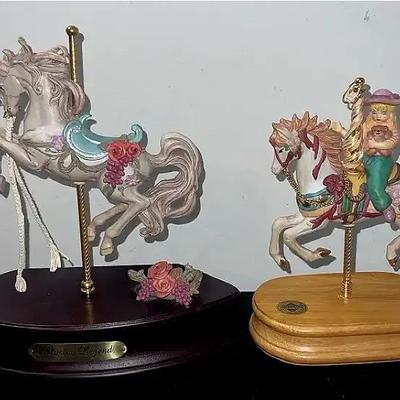 Carousel Horse Music Boxes (2)
