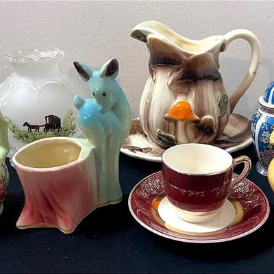 Fun Lot of Colorful Glass/Ceramics - Some Vintage!