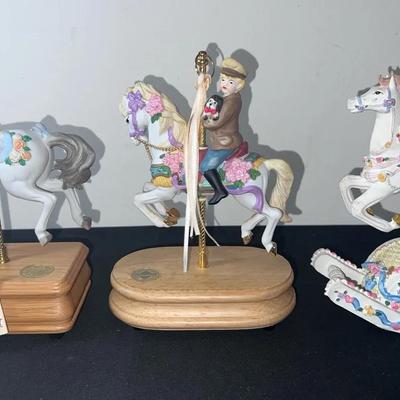 Breckenridge Designs Carousel Music Box + 2 Others